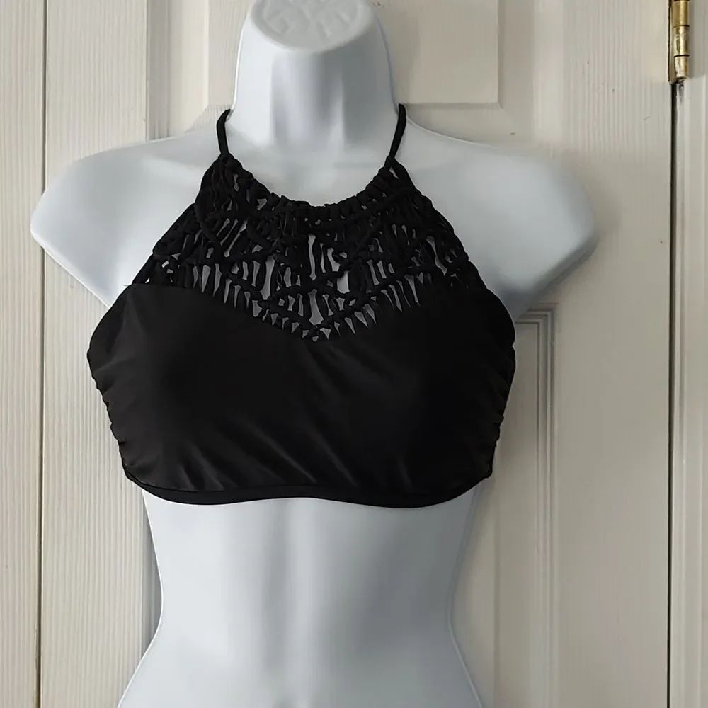 Xhilaration  black bikini top  Sz L